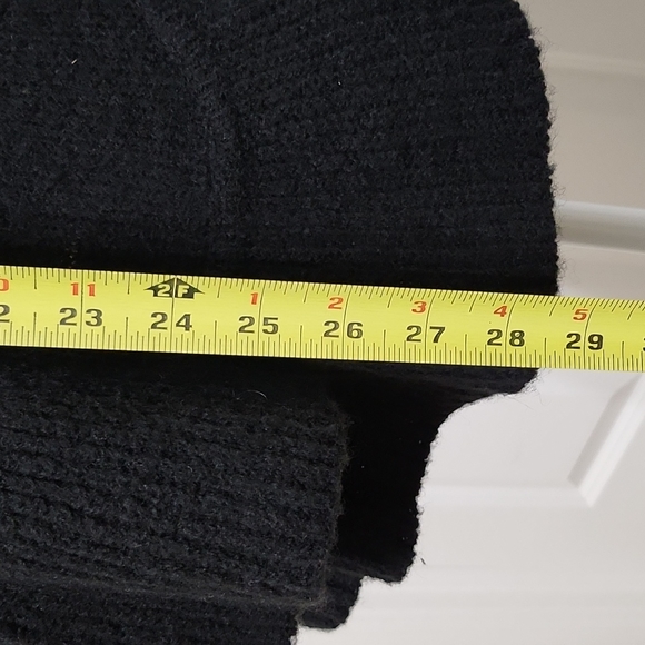 APT 9 BEAUTIFUL VICTORIAN BLACK CARDIGAN RUFFLED LAPEL & BELL CUFFS POCKETS SZ M - Picture 8 of 11